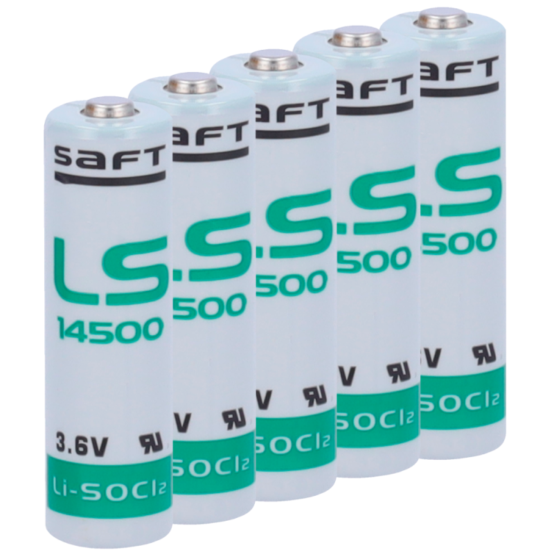 10XBATT-LS14500-S - Saft - PacK di pile AA / LS14500 - Voltaggio 3.6 V - Litio / 10 Unità - Capacità nominale 2600 mAh - Compati