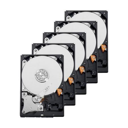 10XHD10TB - Pack di dischi duri - 10 unità - Western Digital - WD100PURX-78 - 10 TB di immagazzinamento - Speciale per TVCC