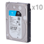 10XHD10TB-S-AI - Pack di dischi duri - 10 unità - Seagate SkyHawk ST10000VE0008 - Fino a 32 trasmissioni di intelligenza artific 10XHD10TB-S-AI - Pack di dischi duri - 10 unità - Seagate SkyHawk ST10000VE0008 - Fino a 32 trasmissioni di intelligenza artific