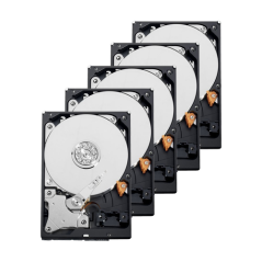 10XHD4TB - Pack di dischi duri - 10 unità - Western Digital - WD40PURX - 4 TB di immagazzinamento - Speciale per TVCC
