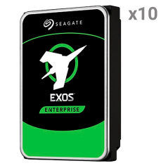 10XHD8TB-S-ENTERPRISE - Hard Disk Seagate - 10 pezzi | Capacità da 8 TB ciascuno - Interfaccia SATA III 6 Gb/s - Modello ST8000N