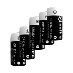 50XBATT-CR123A - Safire - Pack batteria CR123A - 50 unità - Voltaggio 3.0 V - Litio - Capacità nominale 1600 mAh - Compatibile c