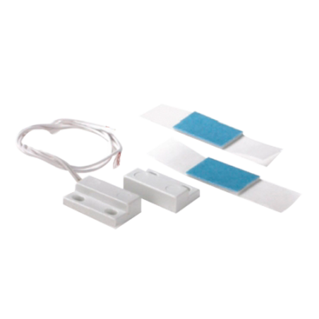 A-R4 - Mini contatto magnetico FDP - Specifico per superfici in legno - Tecnologia Reed - Sistema di 4 fili - Copertura in pvc A