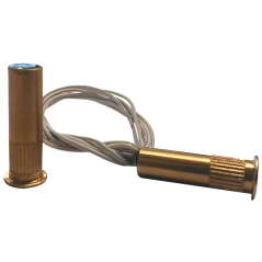 A-S10 - Contatto magnetico FDP - Appositamente progettato per essere incassato nel legno - Tecnologia Reed - Sistema di 4 fili -