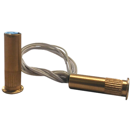 A-S10 - Contatto magnetico FDP - Appositamente progettato per essere incassato nel legno - Tecnologia Reed - Sistema di 4 fili -