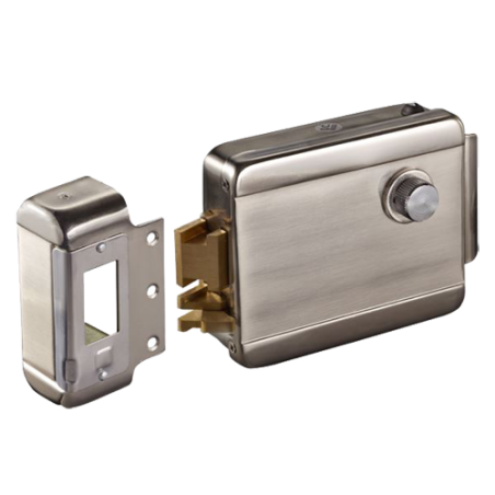 ABK-702A-R - Serratura elettromeccanica - Modo apertura Fail Safe (NC) - LED di stato - Chiusura automatica programmabile - Aper