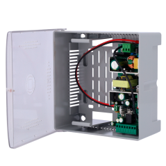 AC-12DC5A-BAT7AH-P - Alimentatore per il controllo accessi - NO/NC configurabile - Uscita DC 12.5-13.8V / 5A - Custodia in plast