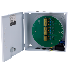 AC24V8A-PD8 - Scatola di distribuzione di alimentazione - Ingresso AC 100-240 V 50/60 Hz - 8 canali - Protezione da fusibile PTC