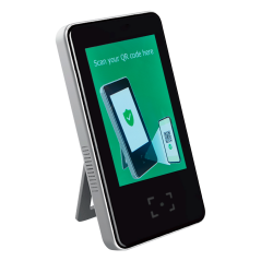 AC301-QR - Controllo accessi autonomo - Accesso tramite codice QR - Uscita relè o allarme - Schermo 5" IPS - Tempo attivazione r