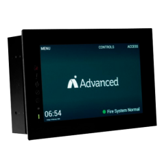 ADV-TOUCH-10 - Ripetitore Touch Screen Advanced - Schermo di 10" 720p - Schermo a colori - Connessione alle centrali tramite sch