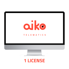 AIKO-LICENSE-12M - Licenza di gestione delle flotte - Basato su Cloud | Pagamento annuale - Licenza per 1 tracker - Controllo de