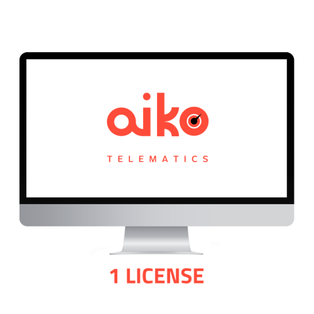 AIKO-LICENSE-12M - Licenza di gestione delle flotte - Basato su Cloud | Pagamento annuale - Licenza per 1 tracker - Controllo de