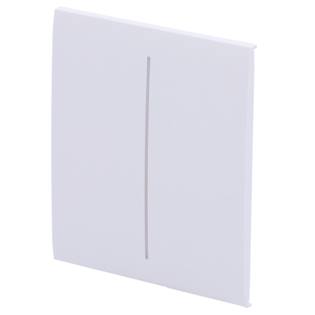 AJ-CENTERBUTTON-2G-W - Pannello tattile per doppio interruttore della luce - Compatibile con AJ-LIGHTCORE-2G - Retroilluminazion