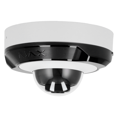 AJ-DOMECAM-MINI-8-0400-W - Telecamera IP 8 Megapixel Ajax - Progressive Scan CMOS - Ottica 4 mm, Slot MicroSD fino a 256GB - IR