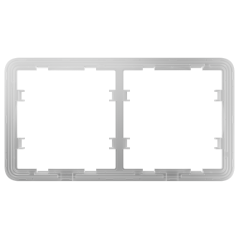 AJ-FRAME-2 - Telaio per due dispositivi - Compatibile con AJ-SIDEBUTTON o AJ-SIDECOVER - Ajax - LightSwitch Frame (2 seats)