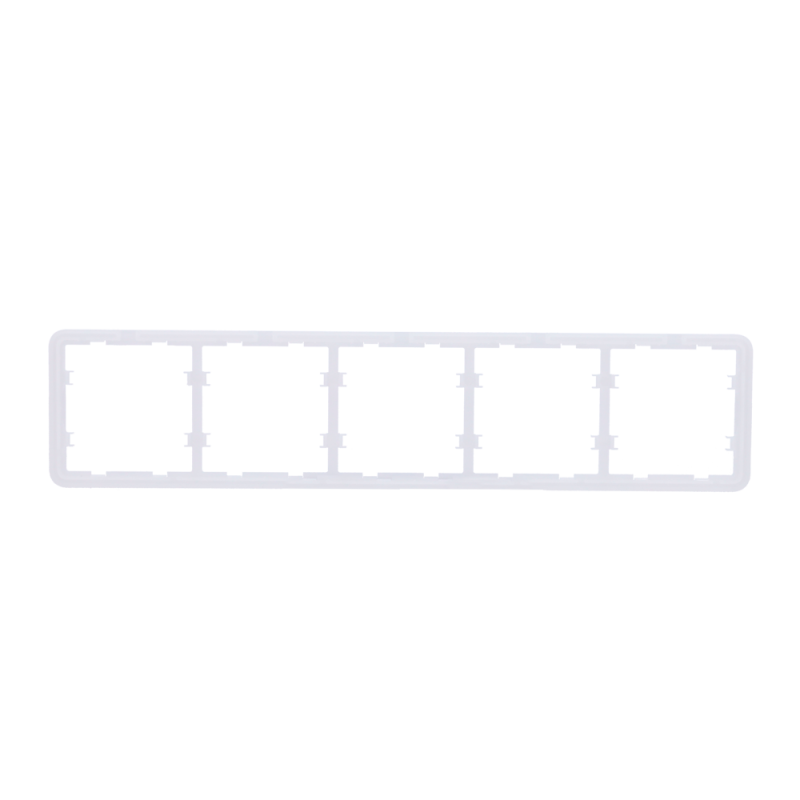 AJ-FRAME-5 - Telaio per cinque dispositivi - Compatibile con 2 x AJ-SIDEBUTTON - Compatibile con 3 x AJ-CENTERBUTTON - Ajax - Li