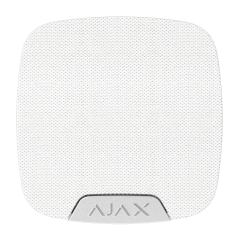 AJ-HOMESIREN-S-W - Sirena interna - Certificato NFA2P e grado 2 - Alimentazione 2 pile CR123A 3.0 V Panasonic - Ajax Superior - 