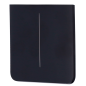 AJ-SIDEBUTTON-2G-B-VERT - Pannello tattile per doppio interruttore della luce - Compatibile con AJ-LIGHTCORE-2G-VERT - Retroillu