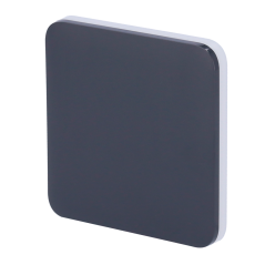 AJ-SOLOBUTTON-1G2W-GRA - Pannello tattile per interruttore della luce - Compatibile AJ-LIGHTCORE-1G / -2W - Retroilluminazione a