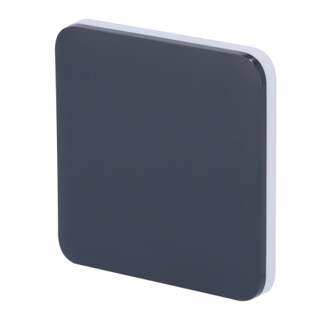 AJ-SOLOBUTTON-1G2W-GRA - Pannello tattile per interruttore della luce - Compatibile AJ-LIGHTCORE-1G / -2W - Retroilluminazione a