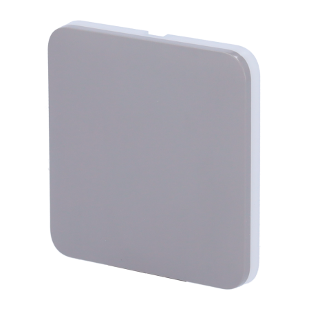 AJ-SOLOBUTTON-1G2W-GRE - Pannello tattile per interruttore della luce - Compatibile AJ-LIGHTCORE-1G / -2W - Retroilluminazione a