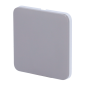 AJ-SOLOBUTTON-1G2W-GRE - Pannello tattile per interruttore della luce - Compatibile AJ-LIGHTCORE-1G / -2W - Retroilluminazione a AJ-SOLOBUTTON-1G2W-GRE - Pannello tattile per interruttore della luce - Compatibile AJ-LIGHTCORE-1G / -2W - Retroilluminazione a