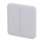 AJ-SOLOBUTTON-2G-FOG - Pannello tattile per doppio interruttore della luce - Compatibilità con AJ-LIGHTCORE-2G - Retroilluminazi AJ-SOLOBUTTON-2G-FOG - Pannello tattile per doppio interruttore della luce - Compatibilità con AJ-LIGHTCORE-2G - Retroilluminazi
