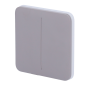 AJ-SOLOBUTTON-2G-GRE - Pannello tattile per doppio interruttore della luce - Compatibilità con AJ-LIGHTCORE-2G - Retroilluminazi AJ-SOLOBUTTON-2G-GRE - Pannello tattile per doppio interruttore della luce - Compatibilità con AJ-LIGHTCORE-2G - Retroilluminazi