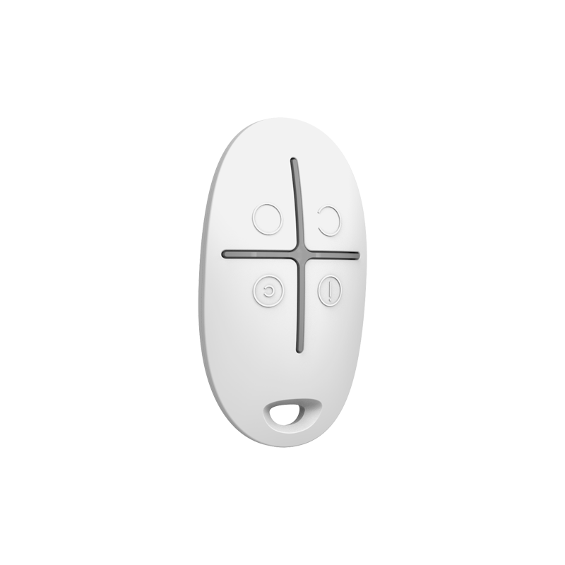 AJ-SPACECONTROL-W-DUMMY - Alloggiamento per telecomando - AJ-SPACECONTROL-W - Facile installazione - Plastica ABS - Colore bianc