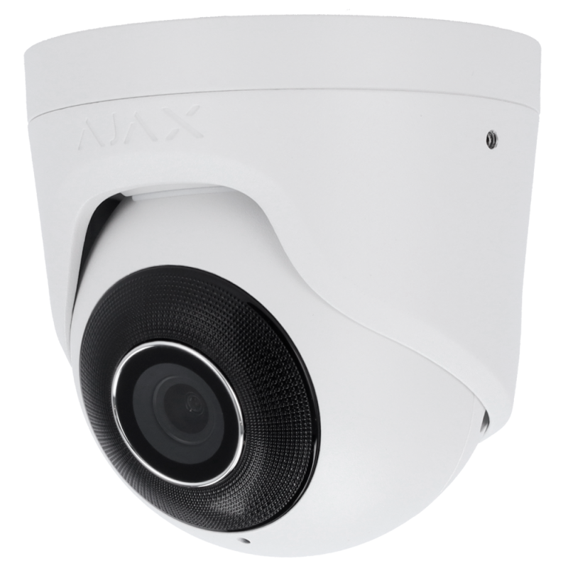 AJ-TURRETCAM-8-0400-W - Telecamera IP Turret 8 Megapixel Ajax - Progressive Scan CMOS_x000D_ - Ottica 4 mm, Slot MicroSD fino a