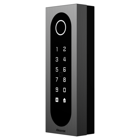 AK-A08S - Controllo accessi IK09 - Scheda EM/MF, NFC, BLE, PIN e QR | 1 relè - 20.000 utenti | 100.000 registri - Controller int