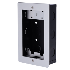 AK-BR-R20A-F - Pannello frontale e scatola di giunzione da incasso - Specifica per Akuvox AK-R20A - Pannello: 120 (I) x 189 (La)