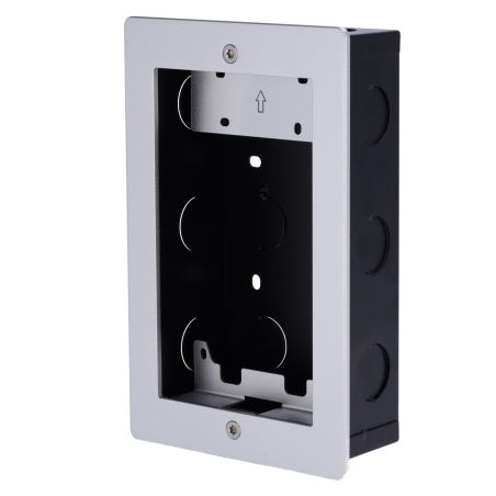 AK-BR-R20A-F - Pannello frontale e scatola di giunzione da incasso - Specifica per Akuvox AK-R20A - Pannello: 120 (I) x 189 (La)