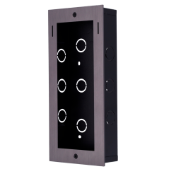 AK-BR-X912-F - Pannello frontale e scatola di giunzione da incasso - Specifica per Akuvox AK-X912S - Pannello: 273 (I) x 126 (La