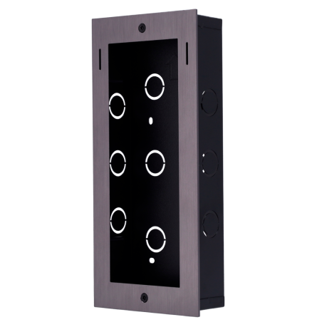 AK-BR-X912-F - Pannello frontale e scatola di giunzione da incasso - Specifica per Akuvox AK-X912S - Pannello: 273 (I) x 126 (La