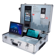 AK-DEMOKIT - Demo Kit - Videocitofoni Akuvox - Router WiFi e switch PoE - Licenza gratuita Akuvox Cloud Services - Plug & Pla