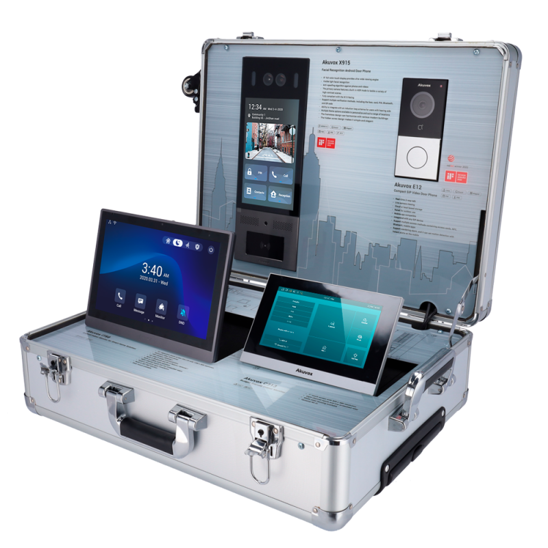 AK-DEMOKIT - Demo Kit - Videocitofoni Akuvox - Router WiFi e switch PoE - Licenza gratuita Akuvox Cloud Services - Plug & Pla AK-DEMOKIT - Demo Kit - Videocitofoni Akuvox - Router WiFi e switch PoE - Licenza gratuita Akuvox Cloud Services - Plug & Pla