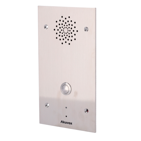 AK-E21A - Videocitofono IP antivandalo IK10 - Audio bidirezionale - 2 relè | PoE, SIP Standard - Videocitofono di emergenza - Ma