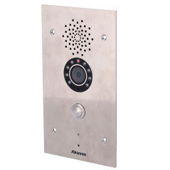 AK-E21V - Videocitofoni IP - Telecamera 2 Mp | Audio bidirezionale - 2 relè | PoE, SIP standard - Videocitofono di emergenza - M