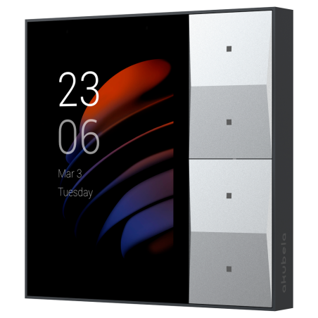 AK-KS41-KNX-EU - Monitor Linux per domotica - Schermo TFT di 3.27" - Audio bidirezionale | Monitor del videocitofono - TCP/IP, W