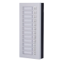 AK-MD12 - Modulo estensione - 12 pulsanti - Compatibile con AK-R20B-xB e AK-R20K - Connessione RS485 - Solo montaggio ad incasso