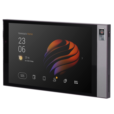 AK-PG71-POE-EU - Monitor Android 10.0 per domotica - Schermo TFT da 8" | Applicazioni di terze parti - Audio bidirezionale | Mon