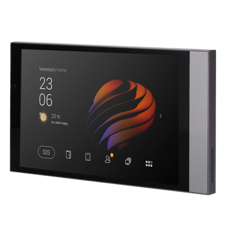 AK-PG71N-KNX-EU - Monitor Android 10.0 per domotica - Schermo TFT da 8" | Applicazioni di terze parti - Audio bidirezionale | Mo