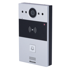 AK-R20A - Videocitofono IP da parete - Telecamera 2 Mp | Audio bidirezionale - Apertura tramite scheda EM/MF e NFC | 2 relè - Po
