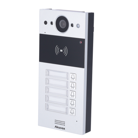 AK-R20B-5B - Videocitofono IP da parete - Telecamera 2 Mp | Audio bidirezionale - Apertura tramite schede EM/MF e NFC | 2 relè -