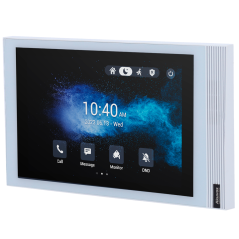 AK-S563W-WHITE - Monitor Android 12.0 per videocitofono - Display IPS di 8" - Audio bidirezionale Crystal Clear | Easy UI - TCP/