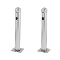 ALF-30T - Supporto per barriera modello T - 2 unità - Acciaio inox - Compatibile con rilevatore da 2 fasci - Compatibile con AB-