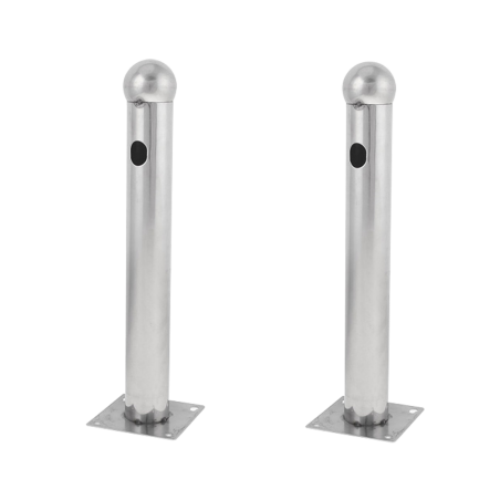 ALF-30T - Supporto per barriera modello T - 2 unità - Acciaio inox - Compatibile con rilevatore da 2 fasci - Compatibile con AB-
