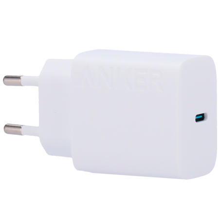 ANK-234-WCHARGER-20W1C-W - Anker - Caricabatterie USB - Potenza 20W - Ricarica veloce - Uscita USB-C - Colore bianco
