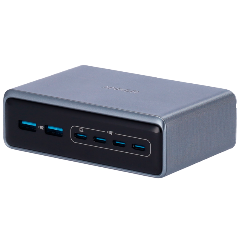 ANK-268-WCHARGER-200W2A4C-B - Anker - Caricabatterie da tavolo - Potenza 200W - Uscite 4x USB-C, 2x USB-A - Carica 4 dispositivi ANK-268-WCHARGER-200W2A4C-B - Anker - Caricabatterie da tavolo - Potenza 200W - Uscite 4x USB-C, 2x USB-A - Carica 4 dispositivi